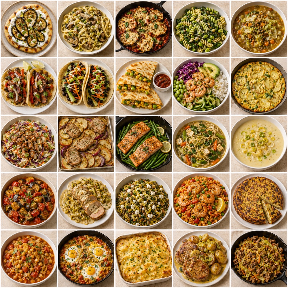 A collection of dinners represented in AteYet?